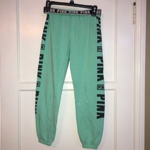 Turquoise Pink Sweatpants